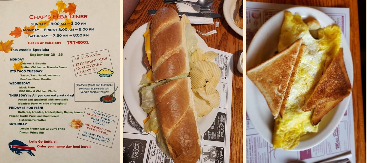 Chaps Elba Diner , catering and bakery