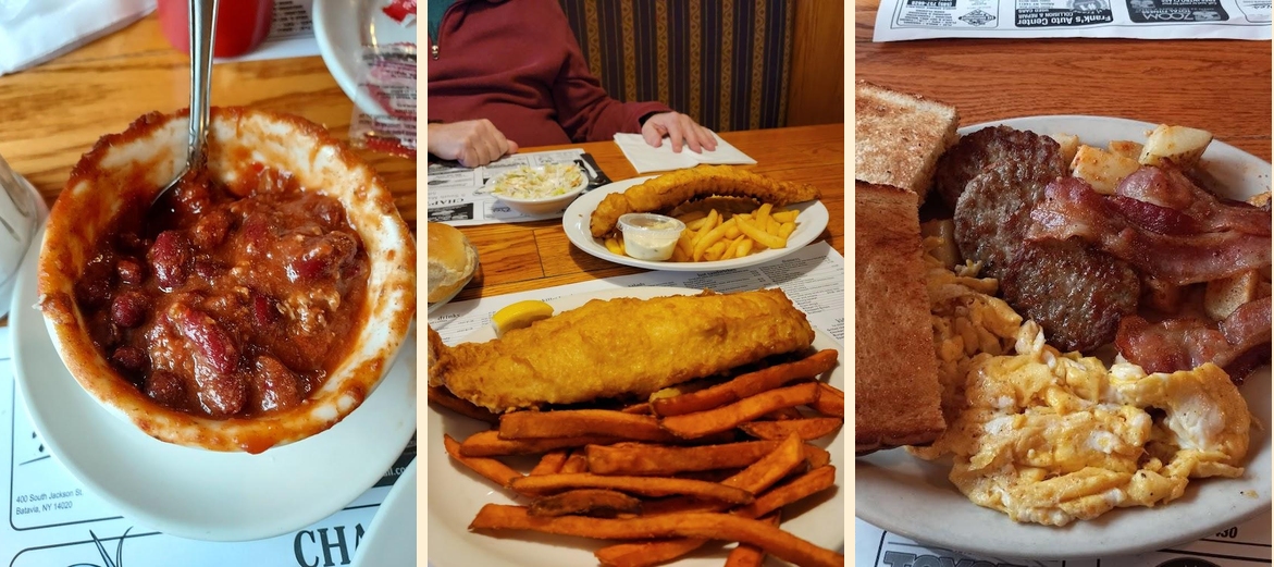 Chaps Elba Diner , catering and bakery Menu