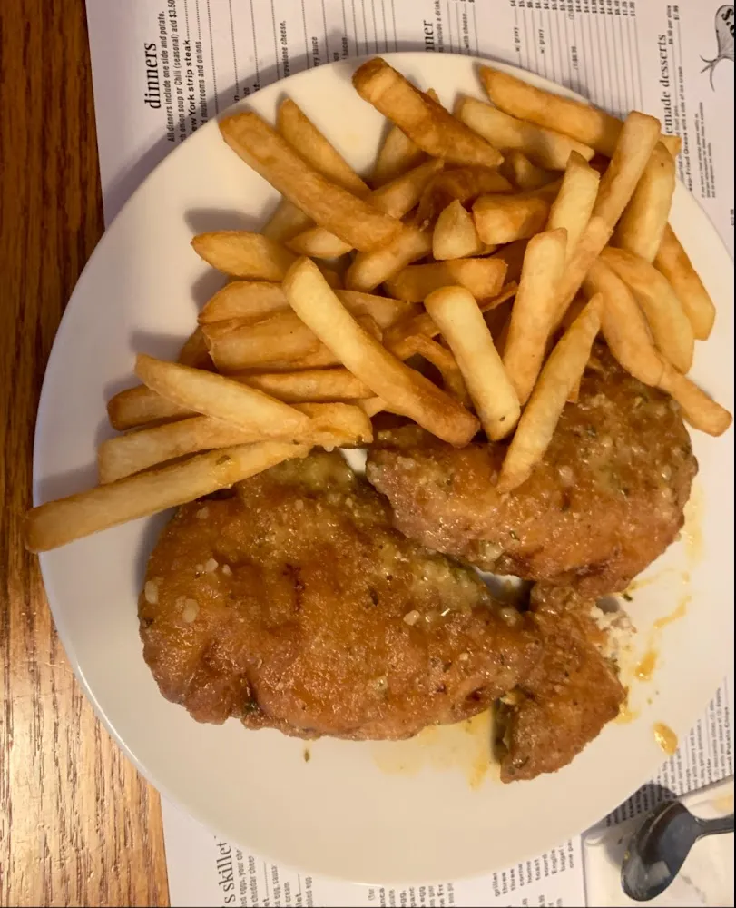 Chicken Fingers with Garlic Parmesan