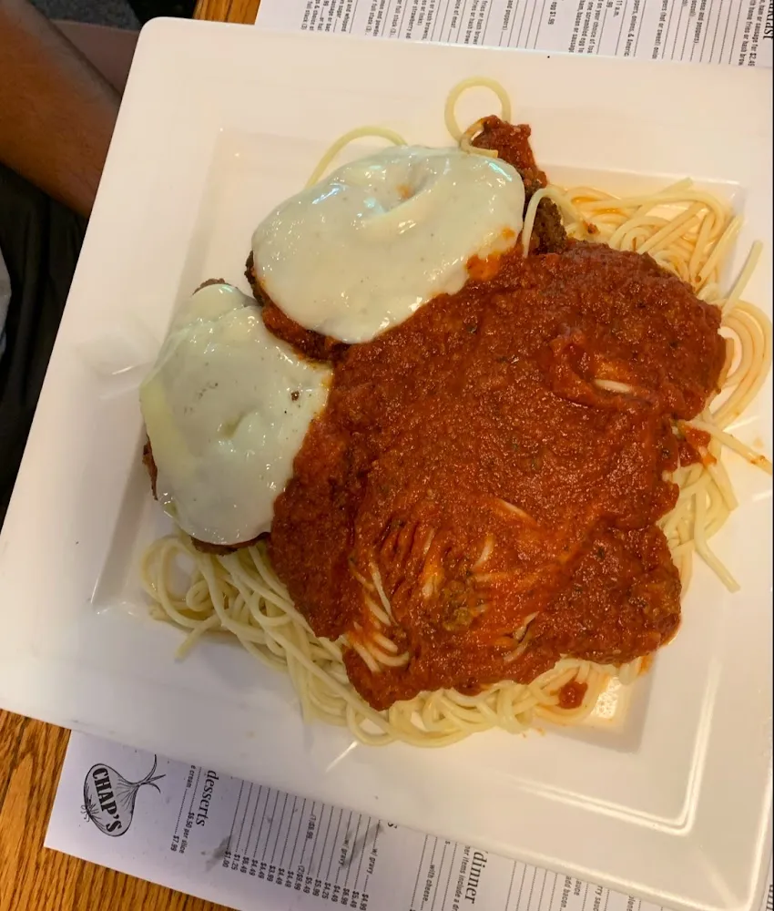 Chicken Parmesan Spaghetti